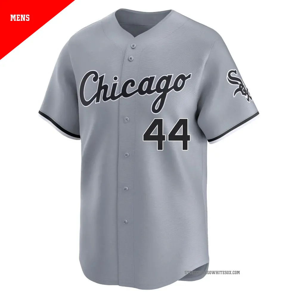 Men s 44 Bryan Ramos Chicago White Sox Gray Limited Road Jersey