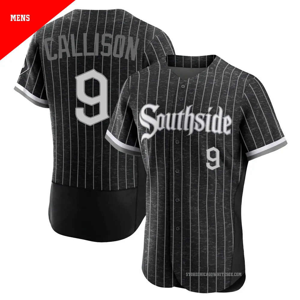 Men's ＃9 Johnny Callison Chicago White Sox Black Authentic 2021 City Connect Jersey