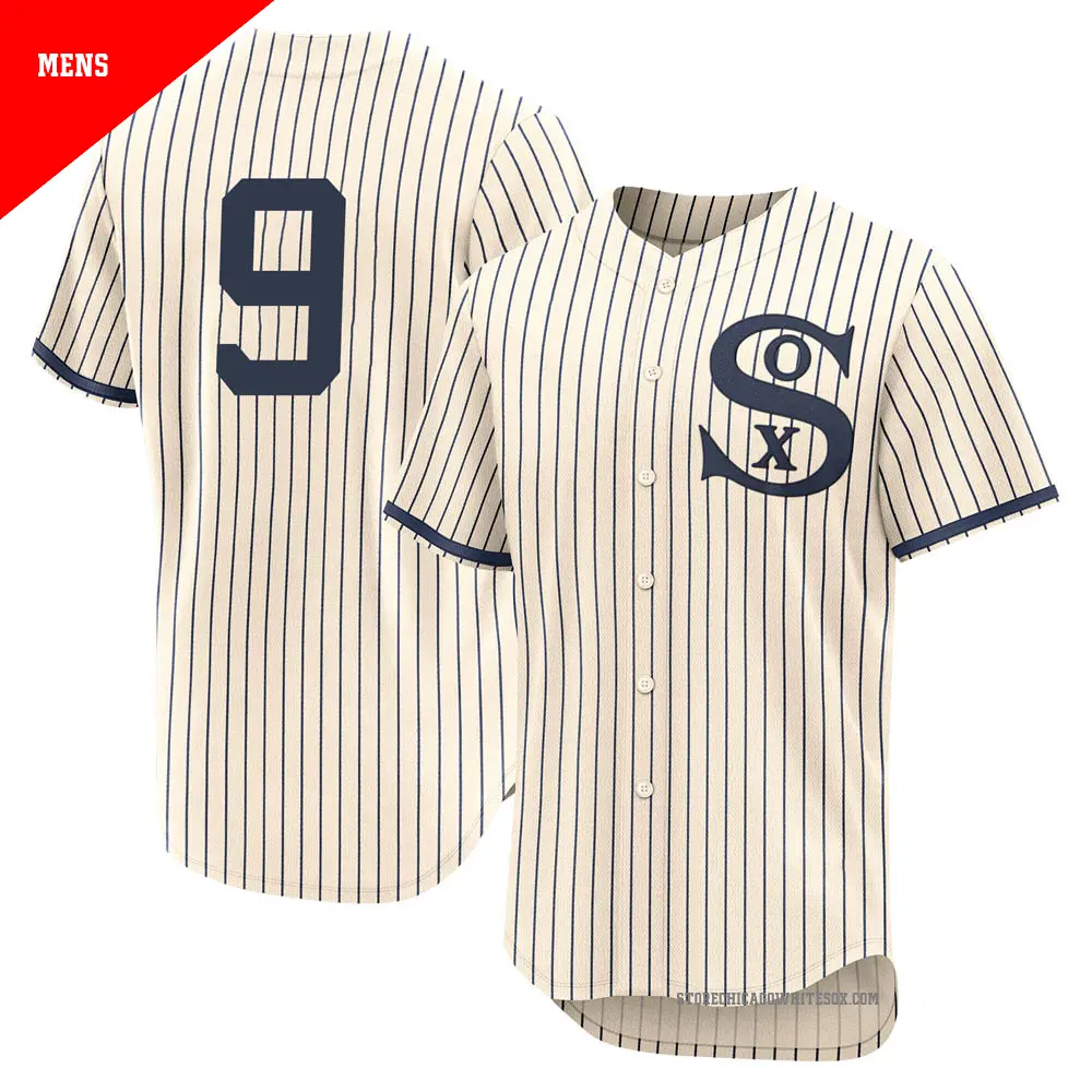 Men's ＃9 Johnny Callison Chicago White Sox Cream Authentic 2021 Field of Dreams Jersey