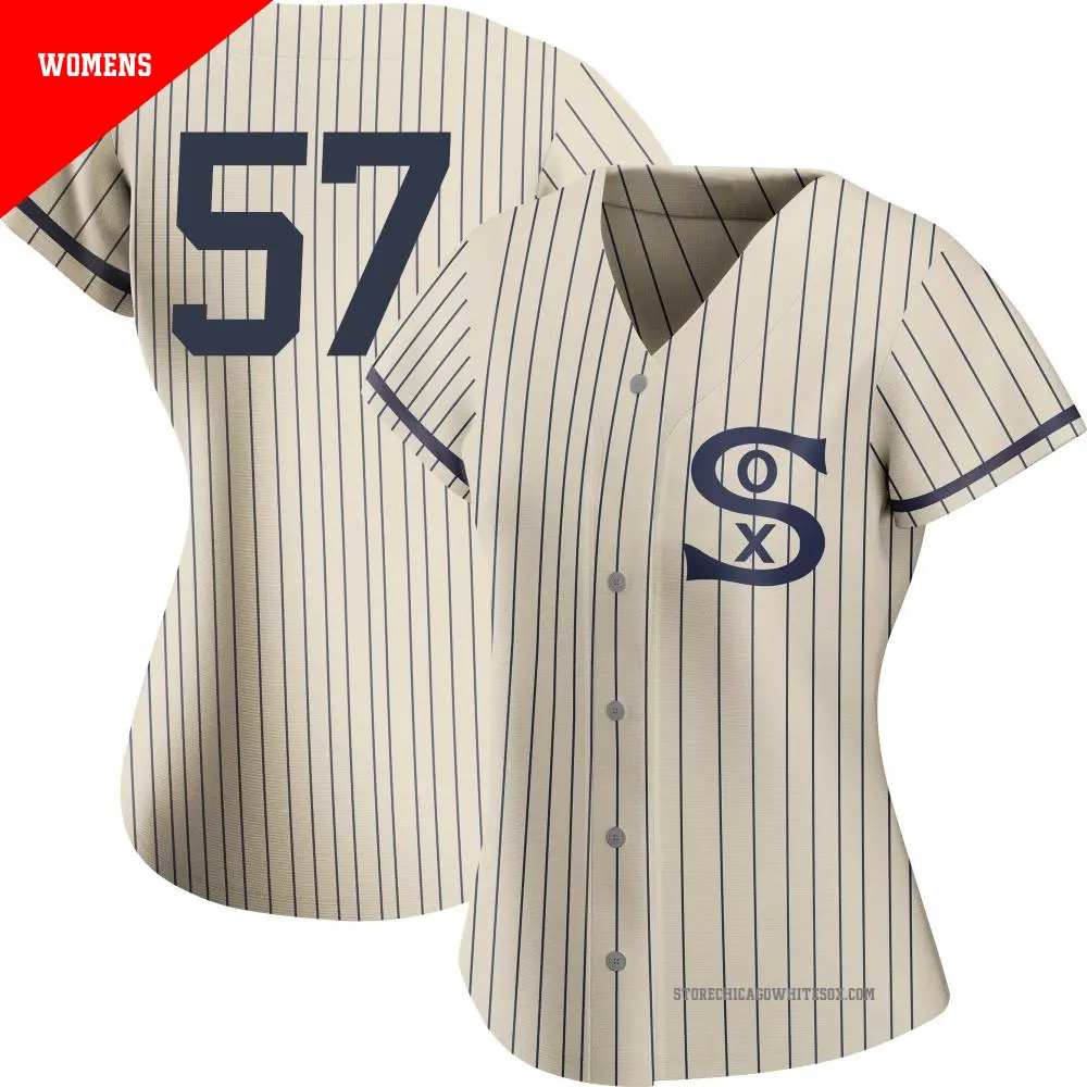 Women's ＃57 Ky Bush Chicago White Sox Cream Authentic 2021 Field of Dreams Jersey