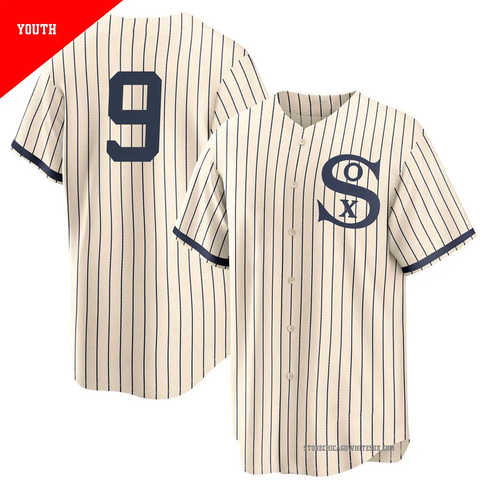 Youth ＃9 Johnny Callison Chicago White Sox Cream Replica 2021 Field of Dreams Jersey